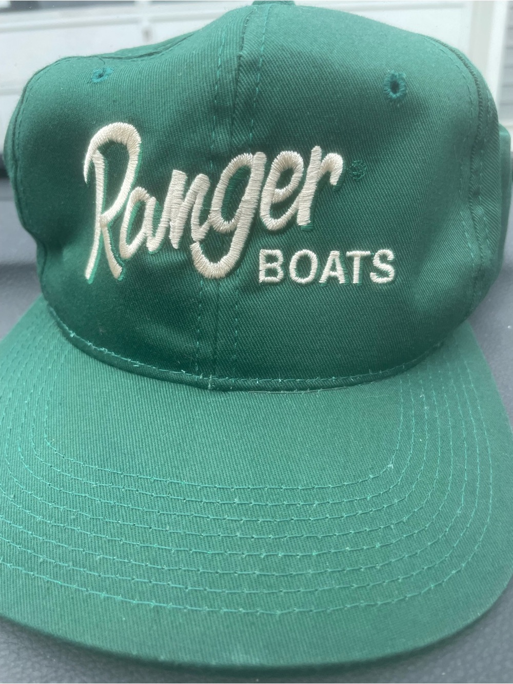 VTG Ranger Boating/Fishing Hat embroidered Logo . RARE COLOR